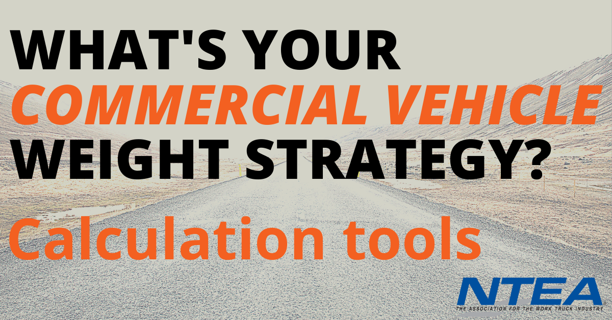 Commercial vehicle weight calculator tools